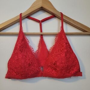 Victoria Secret Red Bralette Size Medium
